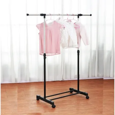 Gantungan Baju Stand Hanger Gawang Double Rack Rak Gantungan Display Serbaguna Stand Cloth Hanger