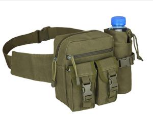 SILVER KNIGHT SK1175 3 in 1 Outdoor Tactical Waist Bag with Kettle Bag for Mountaineering and Camping and Hiking Durable Nylon Fabric