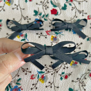 Set 2 Kẹp Tóc Mái Nơ (Kẹp 4cm) Hot Trend Phong Cách Lolita Cực Xinh