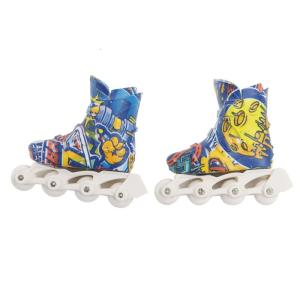 1 Pair Finger Shoe Cute Skate Board Scooter for Doll Shoe Toy Fingerboarding Sneaker Mini Roller Skates Ice Skates