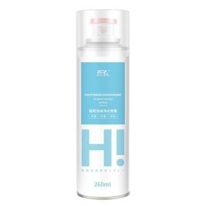 Shoe deodorant spray 260ml shoe freshener for cabinet odor shoe spray antibacterial deodorant