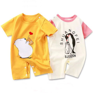 พร้อมส่ง รอมเปอร์สำหรับเด็กเล็ก เด็กแรกเด็ก ลายน่ารัก พิมพ์รูปการ์ตูน บอร์ดี้สูทเด็ก มีให้เลือก 7 แบบ LTY05