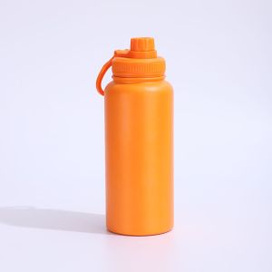 High-Quality 800ml Stainless Steel Vacuum Insulated Water Bottle BPA-Free Leakproof Portable Food Grade Yellow