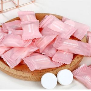 Combo 100 chiếc khăn giấy nén đa năng dạng viên kẹo tiện lợi TULILP ONE khăn sử dụng 1 lần phù hợp mang đi làm đi chơi đi du lịch