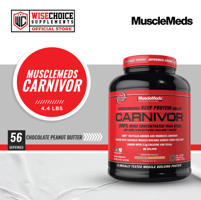 MUSCLEMEDS CARNIVOR 4.4LBS CHOCOLATE PEANUT BUTTER | Lazada PH