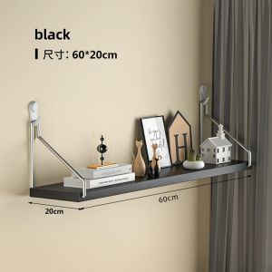 60×20CM No Punching TV Router Set-Top Box WiFi Storage Rack Super Wall Hanging Wall Mounted Shelves