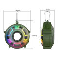 [ZQS4239] Wireless Portable Bluetooth Speaker With Led Light With Mic[4 inch x 2 speaker]. 
