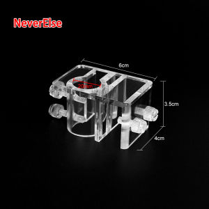 2pcs Fish Tank Acrylic Water Pipe Clamps Aquarium Glass Inflow Outflow Holder Fixed Clamps Plant Accessories Clip Lily Fishing Tube