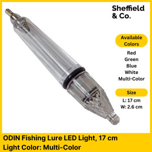 ODIN LED Fishing Lure Light 17cm (Red/Green/Blue/White/Multicolor) Fishing Gear
