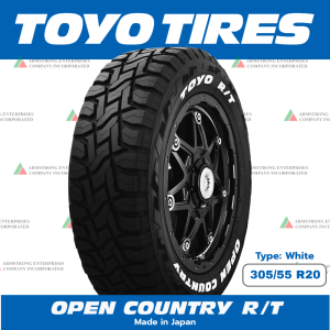TOYO OPEN COUNTRY R/T LT305/55 R20 115/112Q Rugged Terrain Tire | Off-Road All-Season SUV Pickup & 4x4 Light Truck Tire