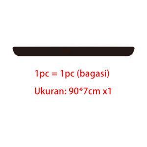 1/4/5pcs Strip Carbon Sill Plate Guard Pelindung Pijakan Injakan Kaki Pintu Mobil Set Universal Strip Pelindung