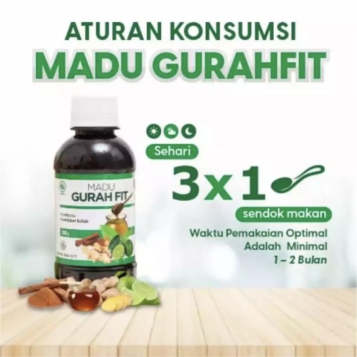 Madu Gurah Fit Original Obat Batuk Herbal Madu Gurahfit Asli Flu Bronkitis Sinusitis Gurah Vit 0768
