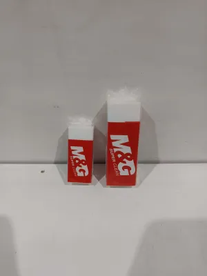 M&G Eraser Super Clean White AXP963JZ Dan AXP963JY - Penghapus M&G