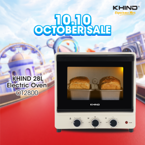 [Online Exclusive] KHIND Electric Oven with 5 Star Energy Saving Rating (28L) OT2800
