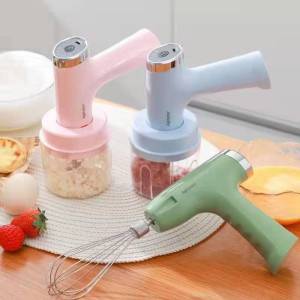 (พร้อมส่ง) เครื่องตีไข่ เครื่องผสมอาหารตีไข่วิปครีม เครื่องตีไข่ไร้สาย เครื่องตีฟองนม เครื่องผสมอาหาร