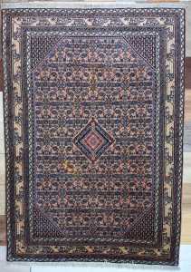 TABRIZ CARPETS SENNEH Persian Hand knotted Carpet Area Rug Authentic 150x115 in-stock