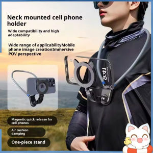 Magnetic attachment style neck-mounted mobile phone holder First Viewing Angle Outdoor Sports Holder Accessories