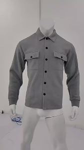 2024 Spring and Autumn Mens Jacket European and American Cross-Border Mens Casual Fashion Export Slim Fit Jacket Retro Slim Fit