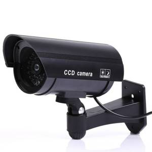 (📌มีคูปองส่งฟรี) กล้องวงจรปิด เสมือนจริง กล้องวงจรปิดจำลอง กล้องวงจรปิดปลอม กล้องดัมมี่ Dummy Camera มีไฟกระพริบสีแดง