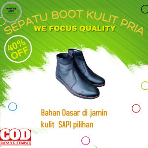 Sepatu Kulit Chelsea Boots Pria Terbaru 2023