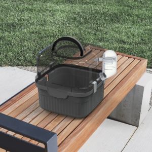 Hamster Cage Portable Travel Cage for Sugar Gliders Flower Branch Rats Golden Hamsters Panoramic Outdoor Bag SmallSupplies