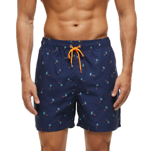 DATIFER Mùa hè Thời trang mới Polyester Nam giới Quần đùi đi biển In nhanh khô Áo tắm cộng với kích thước lưới lót Lướt sóng Quần đùi tập thể dục Nam 2026