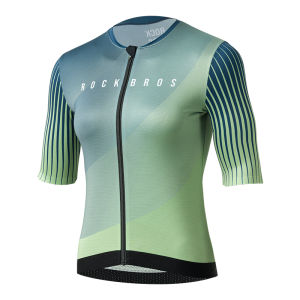 ROCKBROS Cycling Jersey for Women Summer Quick-drying Slim MTB Road Bike Short Sleeves Elastic Comfortable Bicycle Clothing