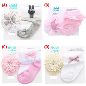 Kaus Kaki & Set Bandana Bayi Perempuan Berkualitas
