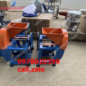 Máy cắt lát sắn khoai mài chạy dây coroa