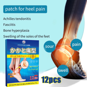 Heel Pain Relief Patch 12pcs For Bone Spurs Achilles Tendonitis Plantar Fasciitis and Foot Pain Foot Care Herbal Patch quick pain relief
