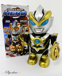 Toy - Dancing Hero Ultraman 🌟Light 🌟 Music 🌟 Swing Body 🌟 Can Movie Around Gift for Kids Ages 3+ (RBK51290)