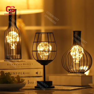 Đèn Led Lồng Sắt Nghệ Thuật Nhiều Kiểu Dáng Decor Quán Cafe Khách Sạn Ban Công