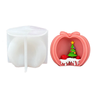 Snake Christmas Tree Silicone Mold for Making Soap Christmas Silicones Mould For Holiday Decoration