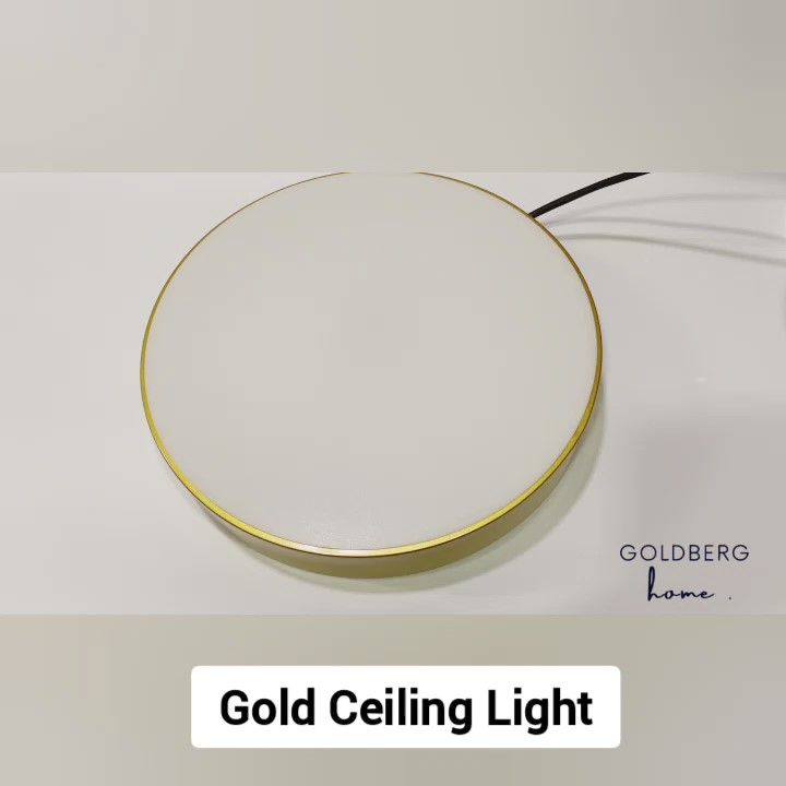 Edinburgh Premium Gold LED Ceiling Light 23cm 30cm 40cm 24W 36W