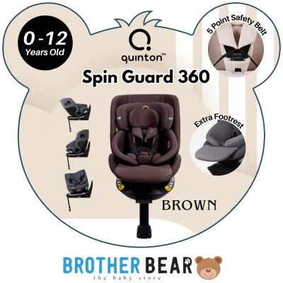 Quinton Spinguard 360 - Dark Brown / Cream / Light Grey / Charcoal Grey | BROTHER BEAR
