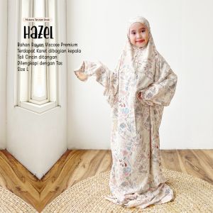 Mukena Terusan Anak Series Hana Umur 7 sd 15 Tahun Bahan Rayon Viscose Premium -Bisa COD