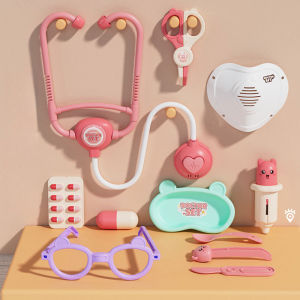 Vixplorn Kids Doctor Set Toys with Medical Tools House Plastic Simulation Dentist Set Cosplay Educational Toy