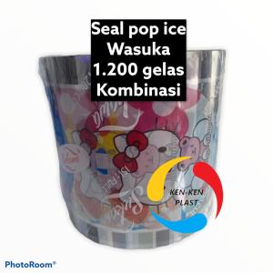 PLASTIK SEALER GELAS POP ICE/SEAL PRESS/PLASTIK LID CUP/PLASTIK SEAL CUP/SEAL PLASTIK CUP/ 1.200 GELAS TERMURAH BERKUALITAS