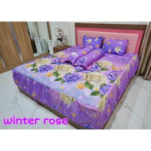 Sprei Rumbai motif bunga dan motif aesthetic uk 180 x 200