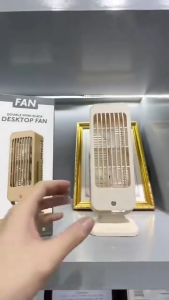 Cordless Electric Tower Fan 1200mAh 3 Speed Setting Quiet Operation Desk Fan Cooling Device For Indoor Space