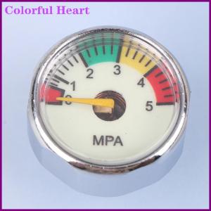 Colorful Heart Air Mini Micro Pressure Gauge Manometer Thread M10 M8 5MPA 10MPA 20MPA 30MPA 35MPA 40MPA 300BAR 3500PSI 5000PSI 6000PSI