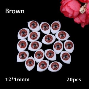 YUDESHUI 20pcs Làm thủ công Mắt an toàn cho búp bê vui nhộn Nhựa 4 màu sắc Làm mắt khủng long cho con rối Chất lượng cao Đồ chơi động vật Mắt hình chiếc thuyền búp bê