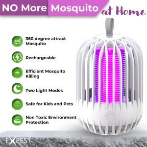 Mosquito X-Zapper Rechargeable Indoor & Outdoor Avoid Mosquito Bite DIY Pest Control