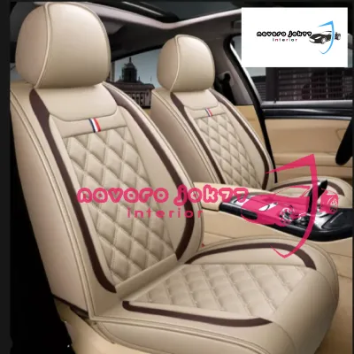 Sarung Jok Mobil Avanza Xenia Rush Terios Innova Fortuner XPander Full Set Bahan Ferrari