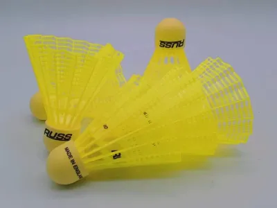 Badminton Shuttlecock Synthetic Russ 6 pieces per tube