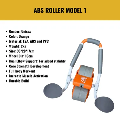 Ultimate Sup ABS Wheel Roller ABS Workout Roller Exercise Fitness Equipment