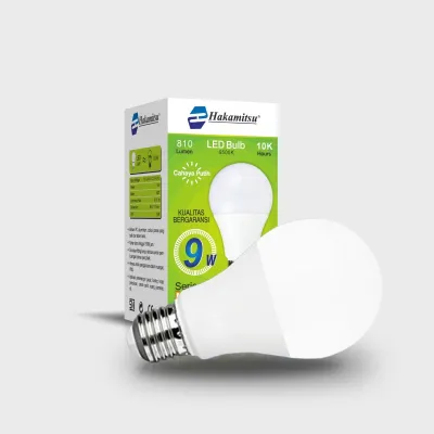 HAKAMITSU Trend Lampu Bohlam LED 5W 7W 9W 12W 15W 18W Garansi 1 Tahun - Cahaya Putih