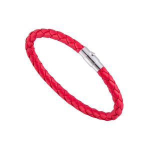 OOC Simple Woven Rope PU Leather Women Men Braided 1 Piece Bracelet ic Clasp Jewelry Fashion Accessories