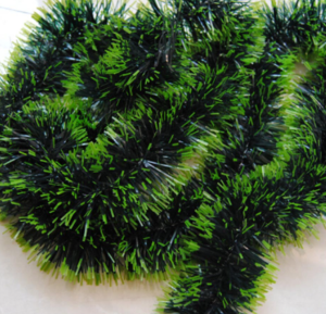 CHB Christmas tree decorations Christmas wreath green strips white strips party decorations