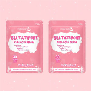 YGBBE GLOW Glutathione Collagen Glow Skin Whitening Vitamin C Beauty Supplement 30 Capsules